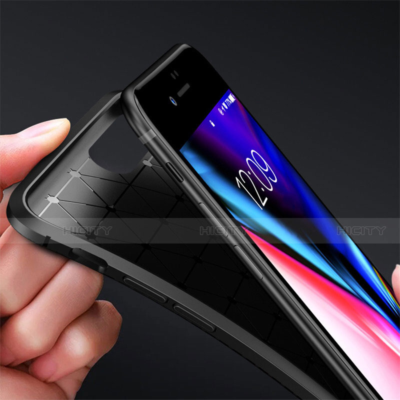 Silikon Hülle Handyhülle Gummi Schutzhülle Tasche Köper S01 für Apple iPhone 7 Plus groß
