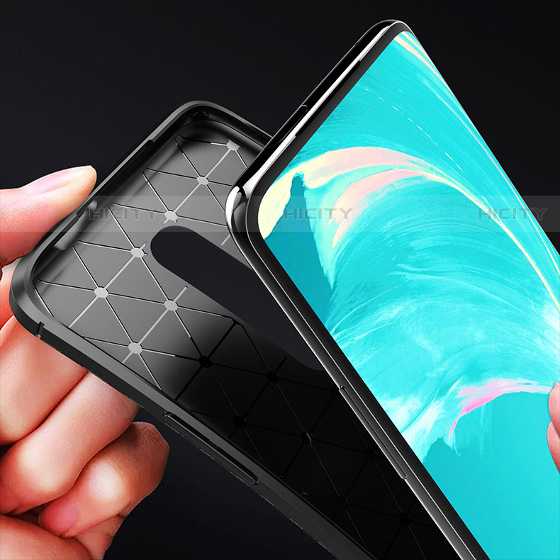 Silikon Hülle Handyhülle Gummi Schutzhülle Tasche Köper S01 für OnePlus 7 Pro groß