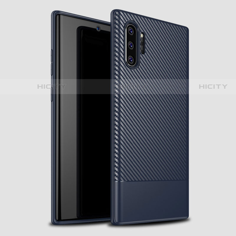 Silikon Hülle Handyhülle Gummi Schutzhülle Tasche Köper S01 für Samsung Galaxy Note 10 Plus groß