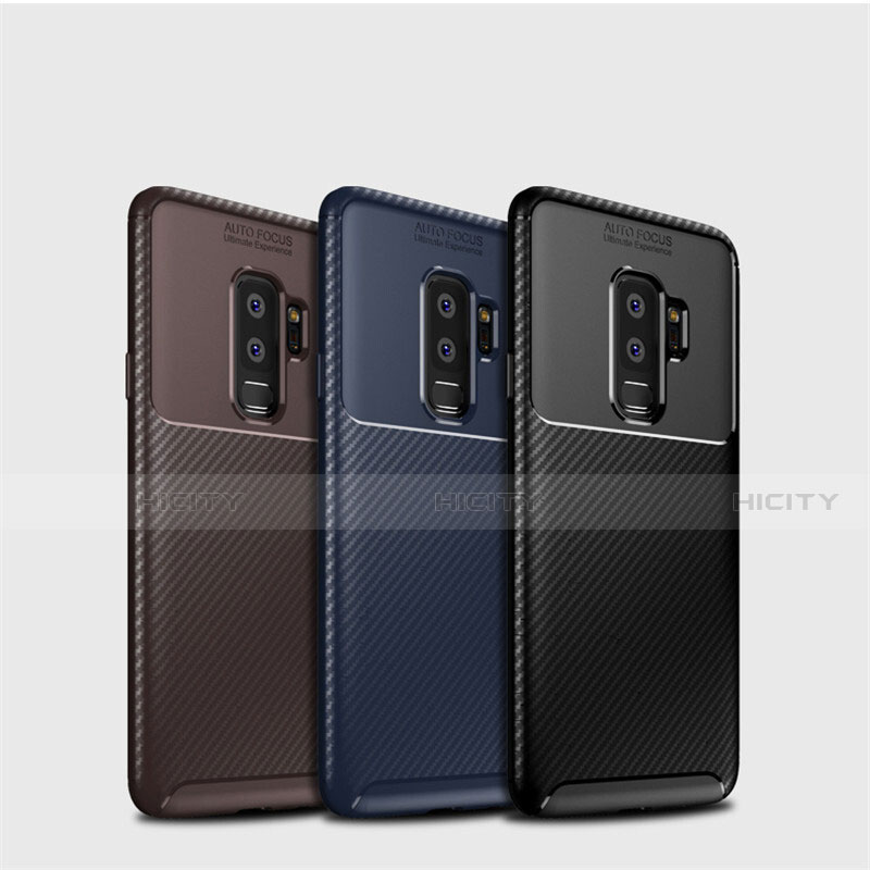 Silikon Hülle Handyhülle Gummi Schutzhülle Tasche Köper S01 für Samsung Galaxy S9 Plus groß