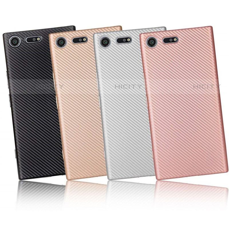 Silikon Hülle Handyhülle Gummi Schutzhülle Tasche Köper S01 für Sony Xperia XZ1 Compact