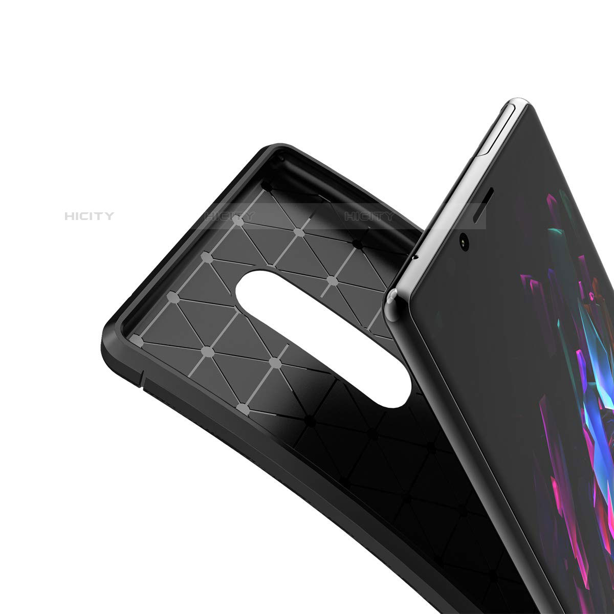 Silikon Hülle Handyhülle Gummi Schutzhülle Tasche Köper S01 für Sony Xperia XZ4