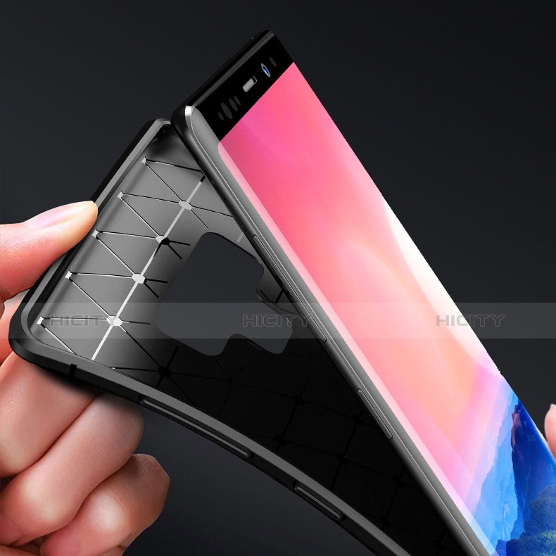 Silikon Hülle Handyhülle Gummi Schutzhülle Tasche Köper T01 für Samsung Galaxy Note 9 groß