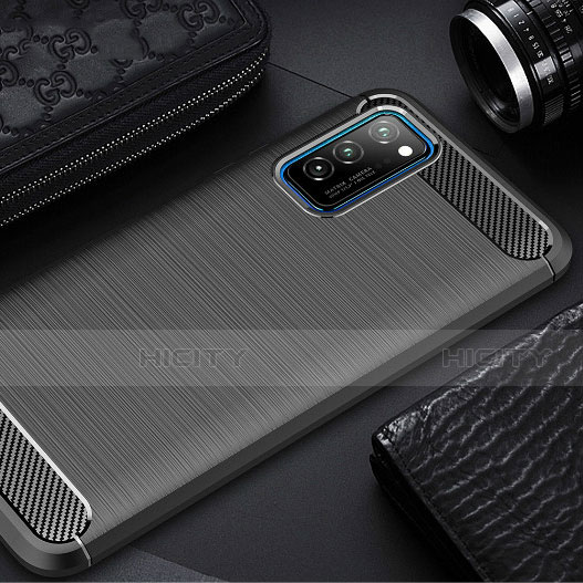 Silikon Hülle Handyhülle Gummi Schutzhülle Tasche Line für Huawei Honor V30 Pro 5G