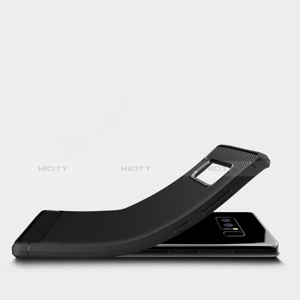 Silikon Hülle Handyhülle Gummi Schutzhülle Tasche Line für Samsung Galaxy Note 8
