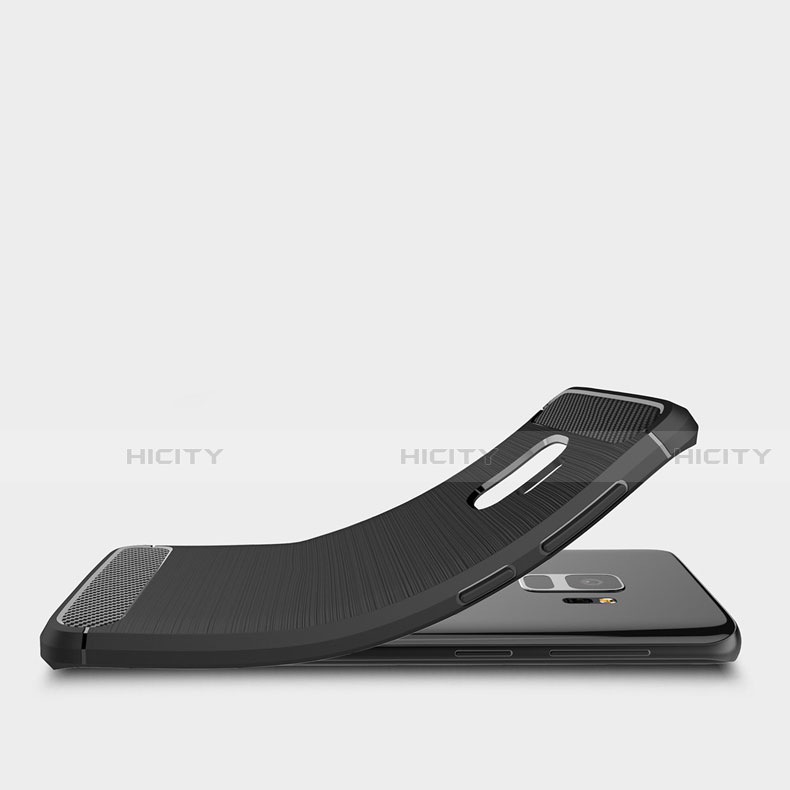 Silikon Hülle Handyhülle Gummi Schutzhülle Tasche Line für Samsung Galaxy S9