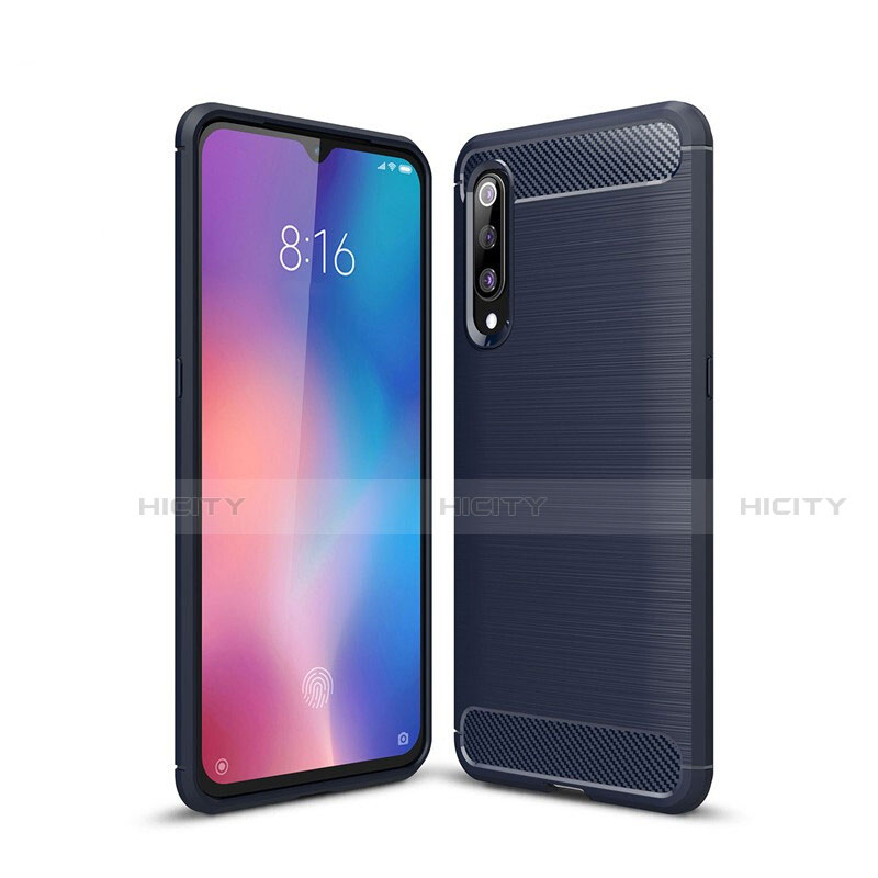 Silikon Hülle Handyhülle Gummi Schutzhülle Tasche Line für Xiaomi Mi 9 groß