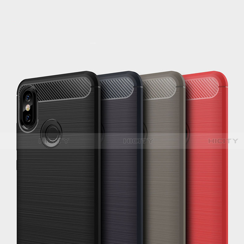 Silikon Hülle Handyhülle Gummi Schutzhülle Tasche Line für Xiaomi Mi A2