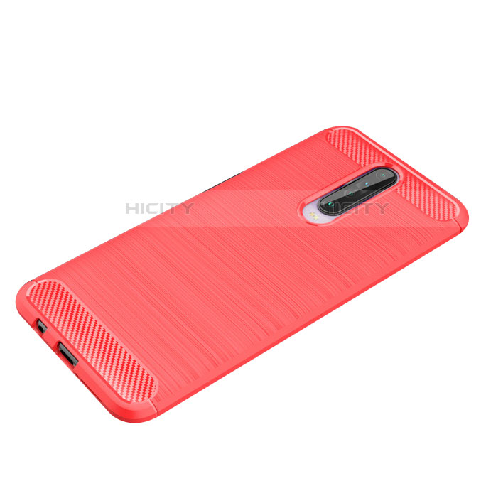 Silikon Hülle Handyhülle Gummi Schutzhülle Tasche Line für Xiaomi Redmi K30 4G