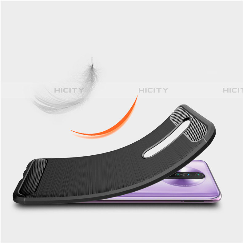 Silikon Hülle Handyhülle Gummi Schutzhülle Tasche Line für Xiaomi Redmi K30 4G