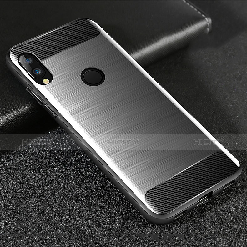 Silikon Hülle Handyhülle Gummi Schutzhülle Tasche Line für Xiaomi Redmi Note 7 groß