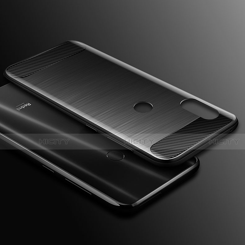 Silikon Hülle Handyhülle Gummi Schutzhülle Tasche Line für Xiaomi Redmi Note 7 Pro