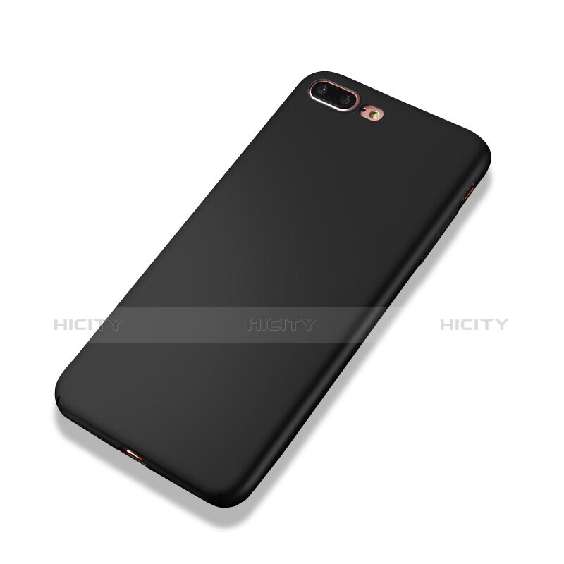 Silikon Hülle Handyhülle Gummi Schutzhülle TPU C01 für Apple iPhone 7 Plus Schwarz
