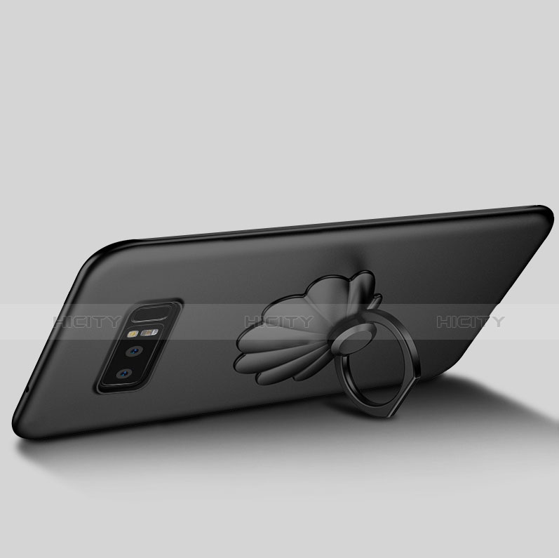 Silikon Hülle Handyhülle Gummi Schutzhülle TPU für Samsung Galaxy Note 8 Duos N950F Schwarz