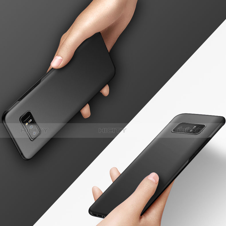 Silikon Hülle Handyhülle Gummi Schutzhülle TPU für Samsung Galaxy Note 8 Duos N950F Schwarz