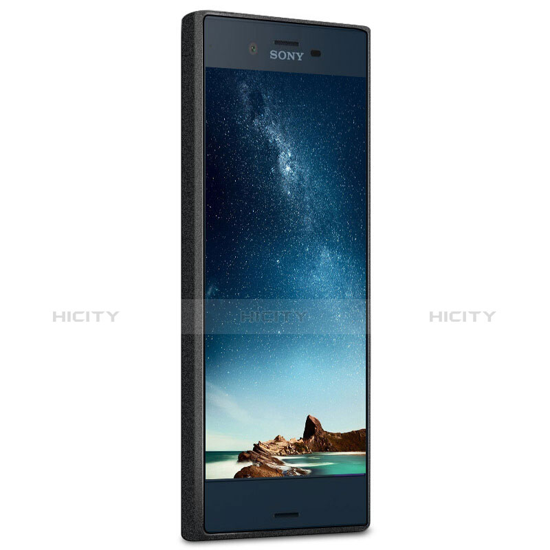 Silikon Hülle Handyhülle Gummi Schutzhülle TPU für Sony Xperia XZ Schwarz groß