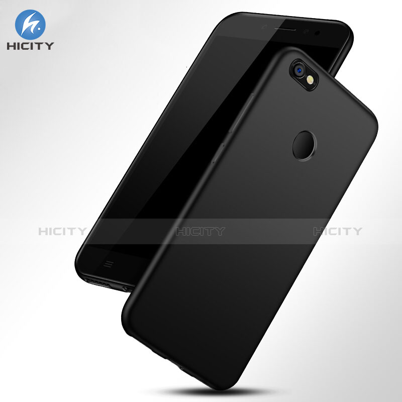 Silikon Hülle Handyhülle Gummi Schutzhülle TPU für Xiaomi Redmi Note 5A Prime Schwarz Plus