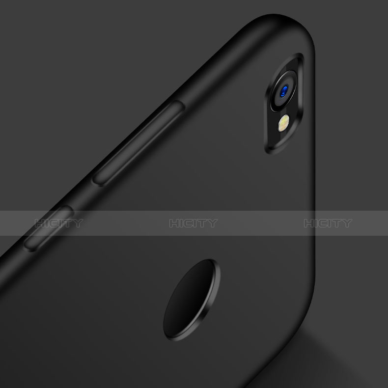 Silikon Hülle Handyhülle Gummi Schutzhülle TPU für Xiaomi Redmi Note 5A Prime Schwarz groß