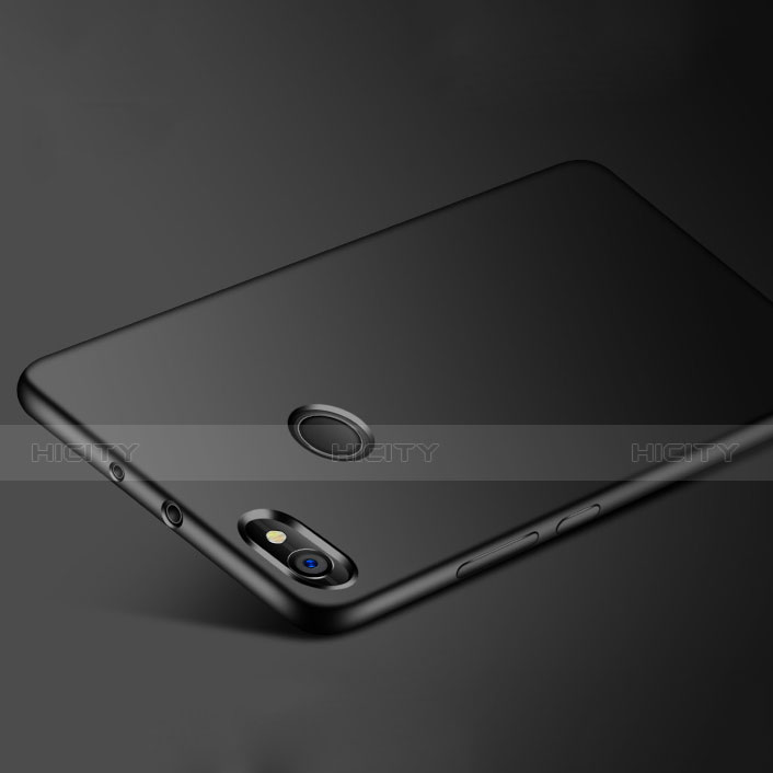 Silikon Hülle Handyhülle Gummi Schutzhülle TPU für Xiaomi Redmi Note 5A Pro Schwarz groß