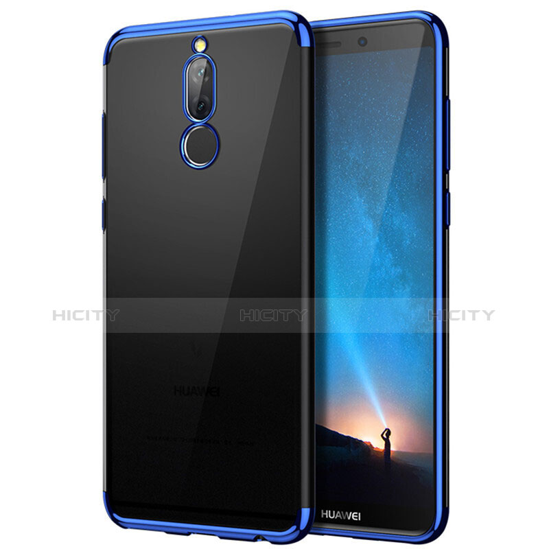 Silikon Hülle Handyhülle Rahmen Schutzhülle Durchsichtig Transparent Matt für Huawei Maimang 6 Blau Plus