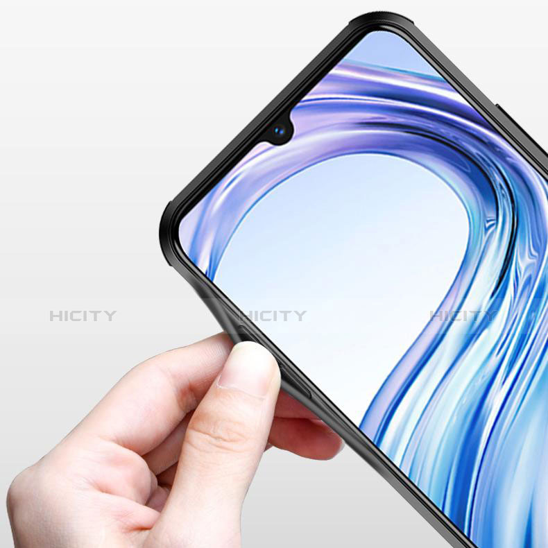 Silikon Hülle Handyhülle Rahmen Schutzhülle Spiegel Blumen für Huawei P30 Blau groß