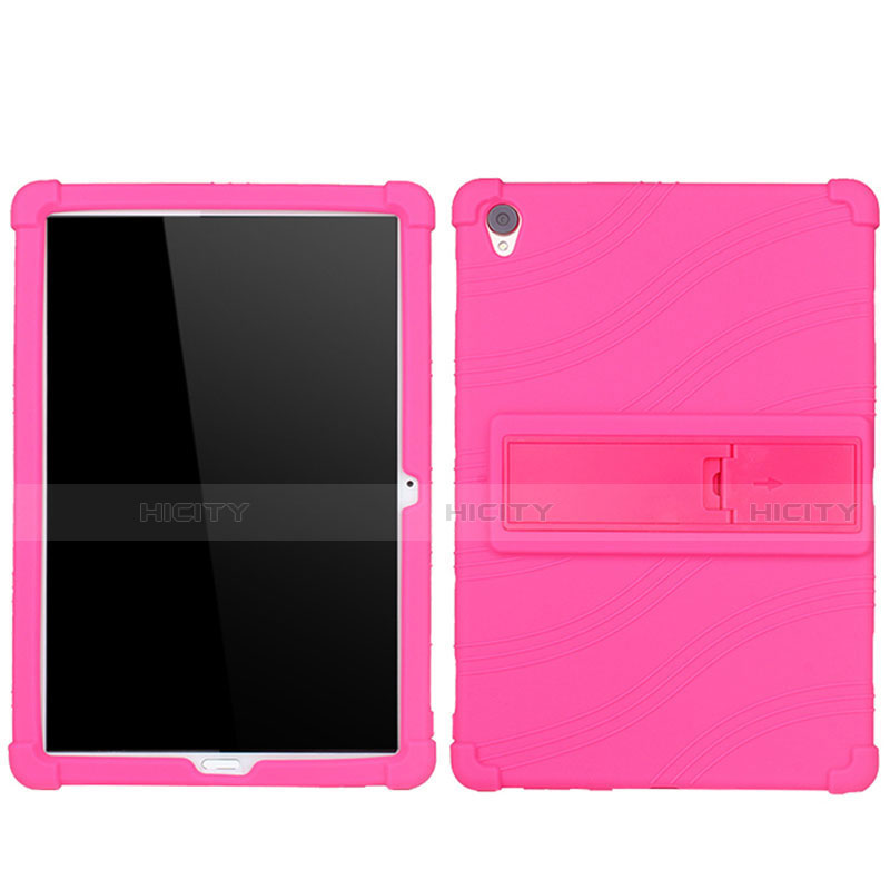 Silikon Hülle Handyhülle Ultra Dünn Flexible Schutzhülle 360 Grad Ganzkörper Tasche für Huawei MediaPad M6 10.8 Pink Plus