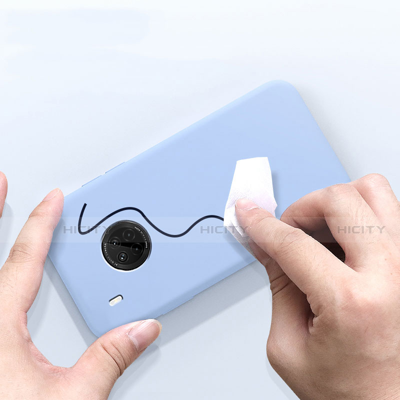 Silikon Hülle Handyhülle Ultra Dünn Flexible Schutzhülle 360 Grad Ganzkörper Tasche für Huawei Y9a groß