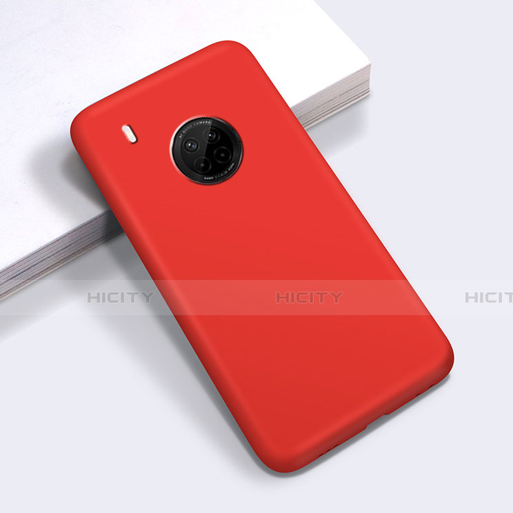 Silikon Hülle Handyhülle Ultra Dünn Flexible Schutzhülle 360 Grad Ganzkörper Tasche für Huawei Y9a Rot Plus