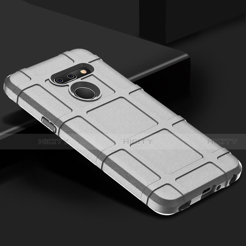 Silikon Hülle Handyhülle Ultra Dünn Flexible Schutzhülle 360 Grad Ganzkörper Tasche für LG G8 ThinQ groß