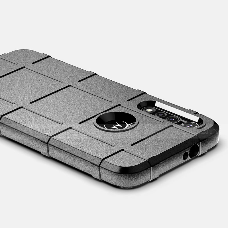 Silikon Hülle Handyhülle Ultra Dünn Flexible Schutzhülle 360 Grad Ganzkörper Tasche für Motorola Moto G Fast groß