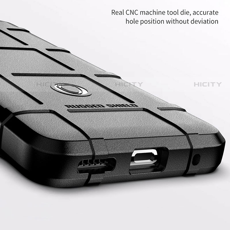 Silikon Hülle Handyhülle Ultra Dünn Flexible Schutzhülle 360 Grad Ganzkörper Tasche für Motorola Moto G60