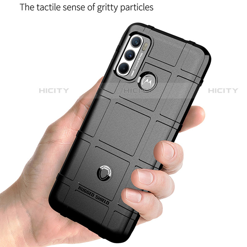 Silikon Hülle Handyhülle Ultra Dünn Flexible Schutzhülle 360 Grad Ganzkörper Tasche für Motorola Moto G60