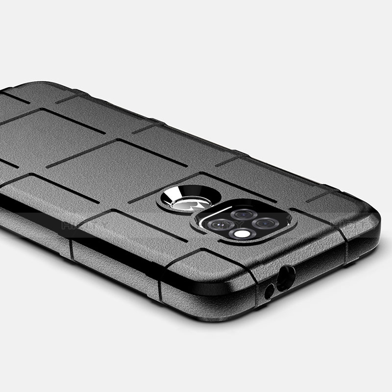 Silikon Hülle Handyhülle Ultra Dünn Flexible Schutzhülle 360 Grad Ganzkörper Tasche für Motorola Moto G9 groß