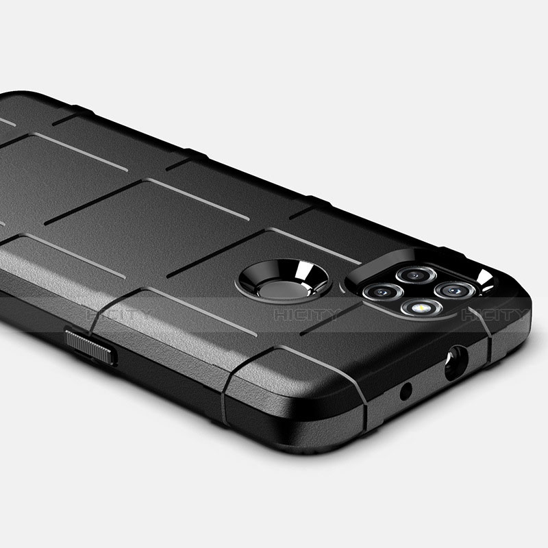 Silikon Hülle Handyhülle Ultra Dünn Flexible Schutzhülle 360 Grad Ganzkörper Tasche für Motorola Moto G9 Power groß
