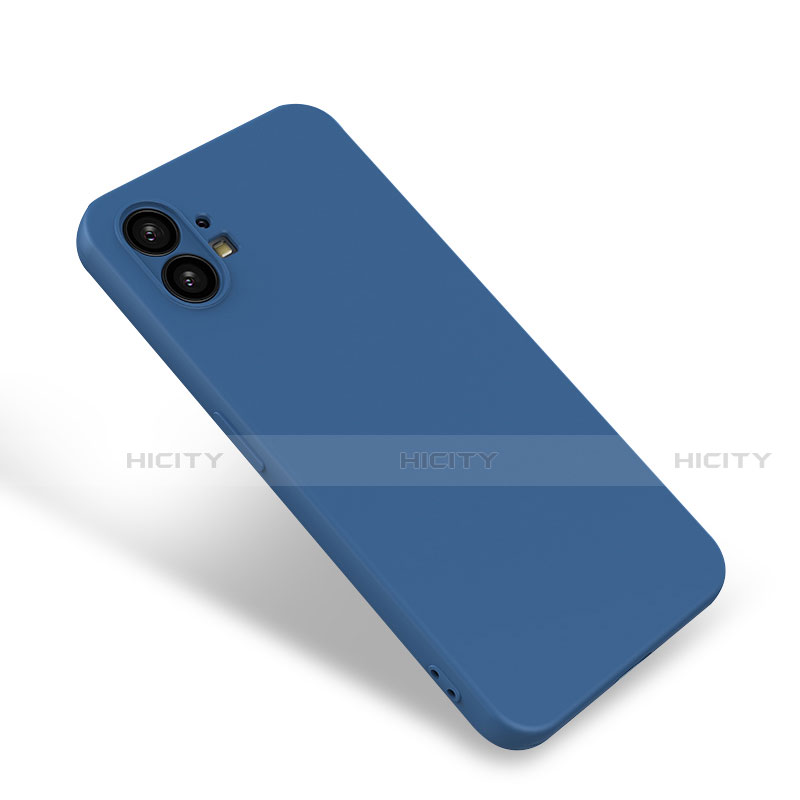 Silikon Hülle Handyhülle Ultra Dünn Flexible Schutzhülle 360 Grad Ganzkörper Tasche für Nothing Phone 1 Blau