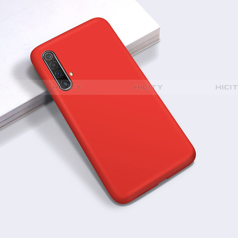 Silikon Hülle Handyhülle Ultra Dünn Flexible Schutzhülle 360 Grad Ganzkörper Tasche für Realme X3 SuperZoom Rot Plus