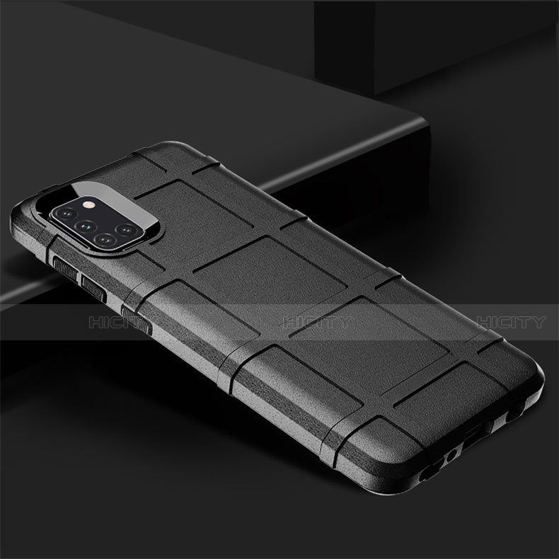 Silikon Hülle Handyhülle Ultra Dünn Flexible Schutzhülle 360 Grad Ganzkörper Tasche für Samsung Galaxy A31 groß
