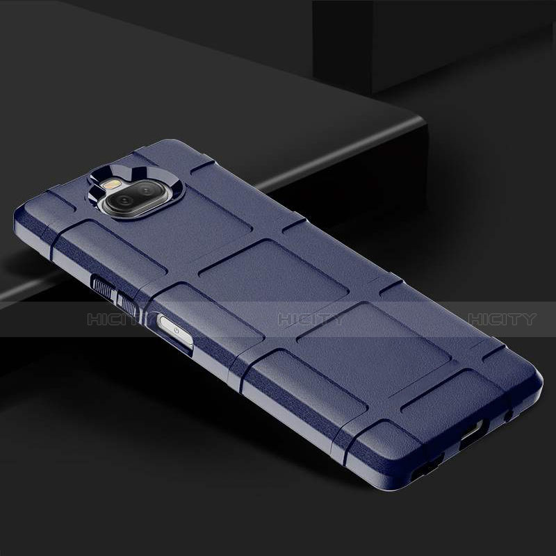 Silikon Hülle Handyhülle Ultra Dünn Flexible Schutzhülle 360 Grad Ganzkörper Tasche für Sony Xperia 8 Lite