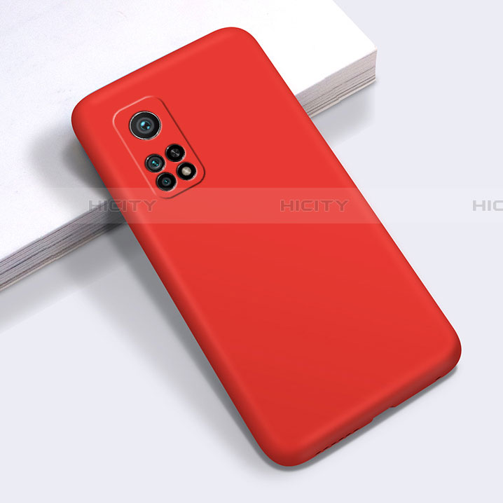 Silikon Hülle Handyhülle Ultra Dünn Flexible Schutzhülle 360 Grad Ganzkörper Tasche für Xiaomi Redmi K30S 5G Rot