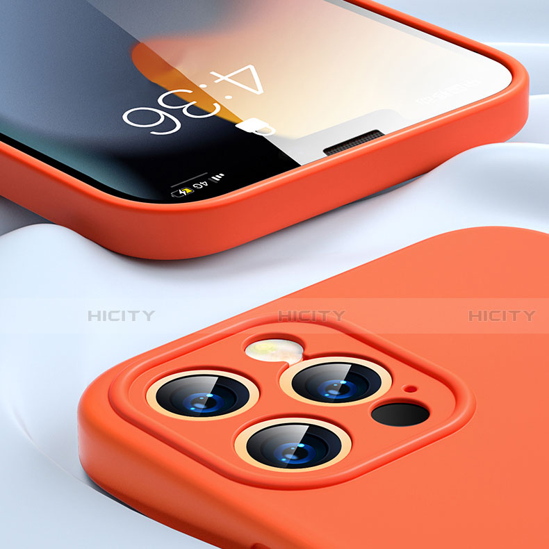 Silikon Hülle Handyhülle Ultra Dünn Flexible Schutzhülle 360 Grad Ganzkörper Tasche G01 für Apple iPhone 13 Pro Max groß