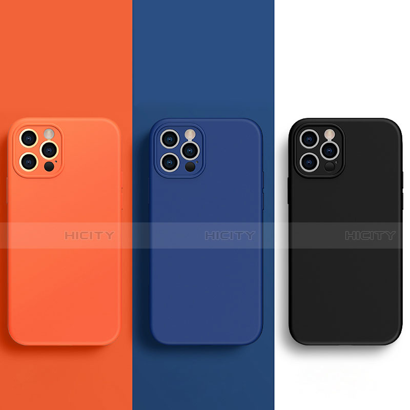 Silikon Hülle Handyhülle Ultra Dünn Flexible Schutzhülle 360 Grad Ganzkörper Tasche G01 für Apple iPhone 13 Pro Max groß