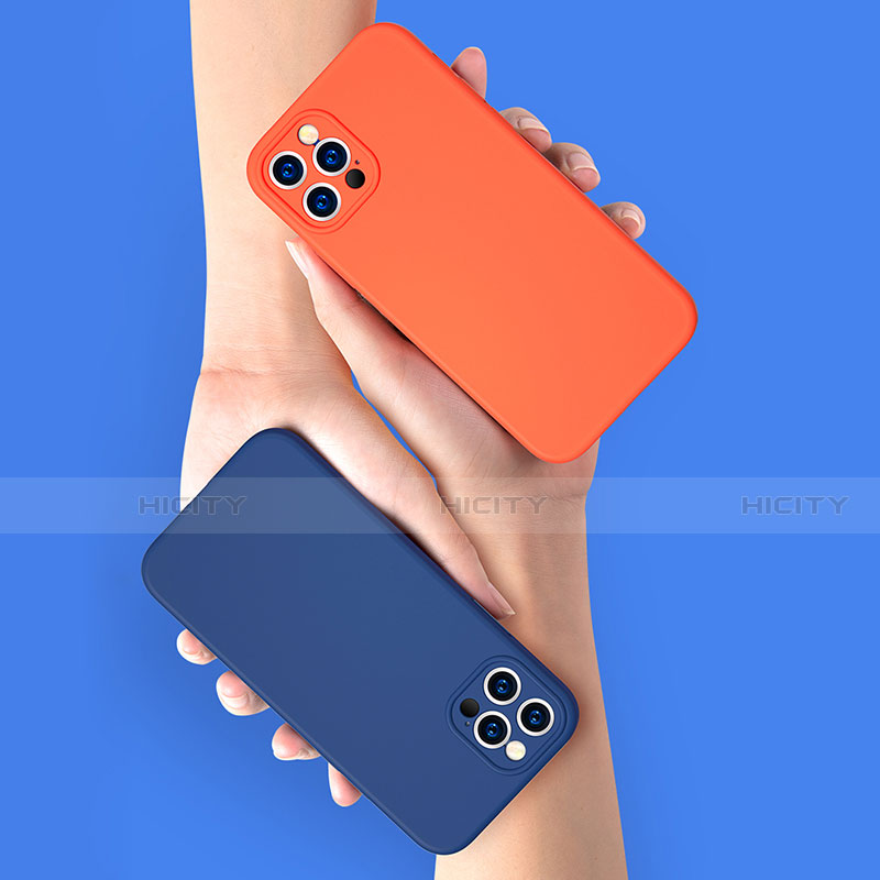 Silikon Hülle Handyhülle Ultra Dünn Flexible Schutzhülle 360 Grad Ganzkörper Tasche G01 für Apple iPhone 13 Pro Max groß