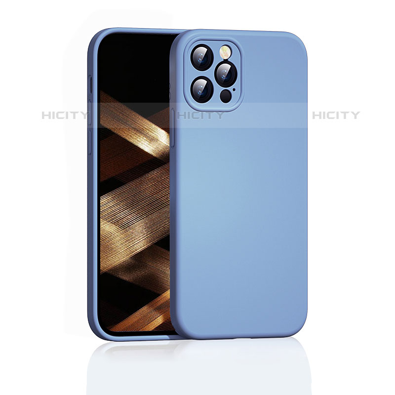 Silikon Hülle Handyhülle Ultra Dünn Flexible Schutzhülle 360 Grad Ganzkörper Tasche G01 für Apple iPhone 15 Pro groß