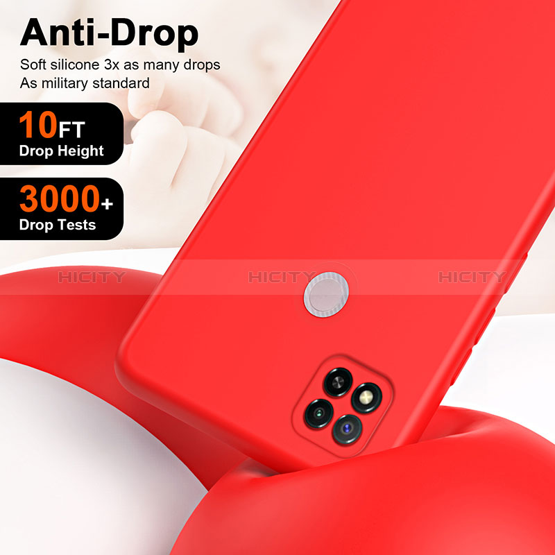 Silikon Hülle Handyhülle Ultra Dünn Flexible Schutzhülle 360 Grad Ganzkörper Tasche H01P für Xiaomi Redmi 10A 4G