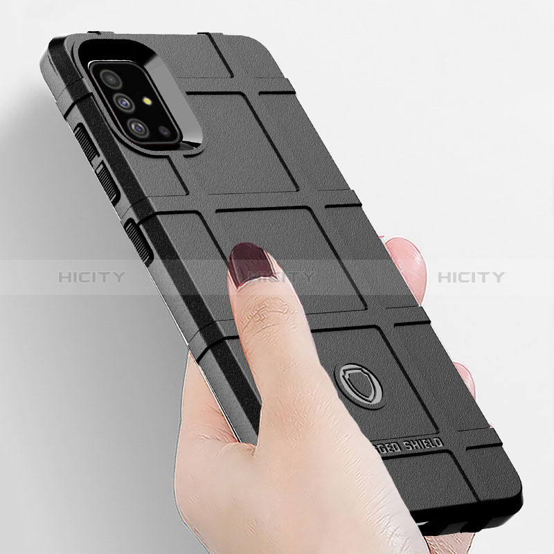 Silikon Hülle Handyhülle Ultra Dünn Flexible Schutzhülle 360 Grad Ganzkörper Tasche J01S für Samsung Galaxy A51 5G