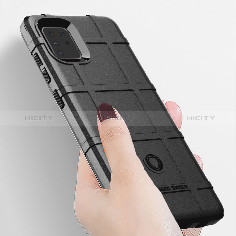 Silikon Hülle Handyhülle Ultra Dünn Flexible Schutzhülle 360 Grad Ganzkörper Tasche J01S für Samsung Galaxy A81 groß