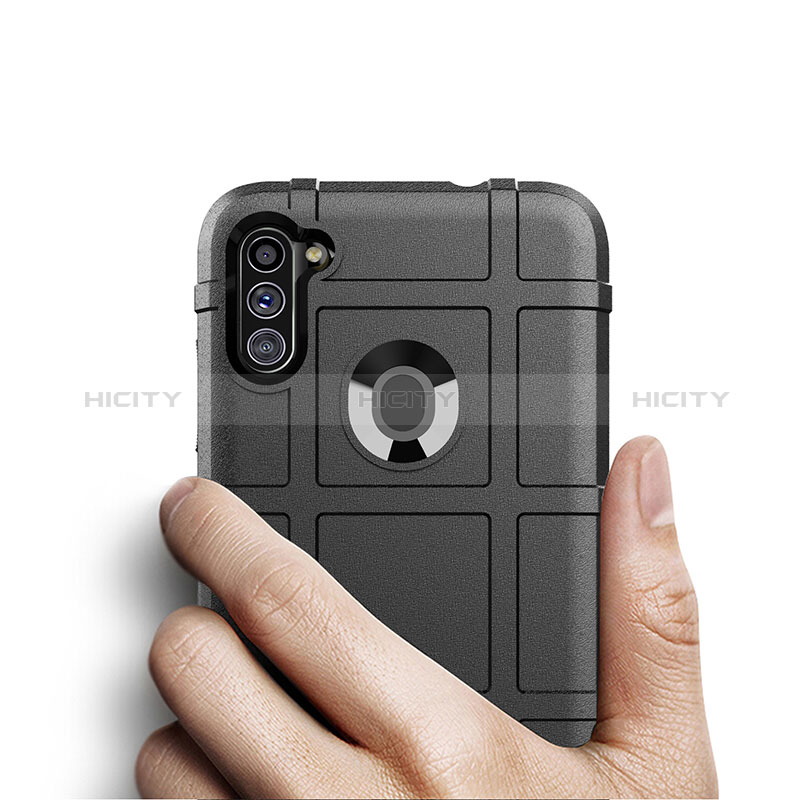 Silikon Hülle Handyhülle Ultra Dünn Flexible Schutzhülle 360 Grad Ganzkörper Tasche J01S für Samsung Galaxy M11