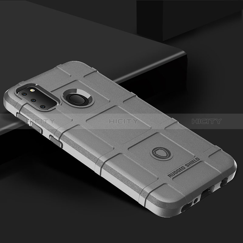 Silikon Hülle Handyhülle Ultra Dünn Flexible Schutzhülle 360 Grad Ganzkörper Tasche J01S für Samsung Galaxy M30s groß