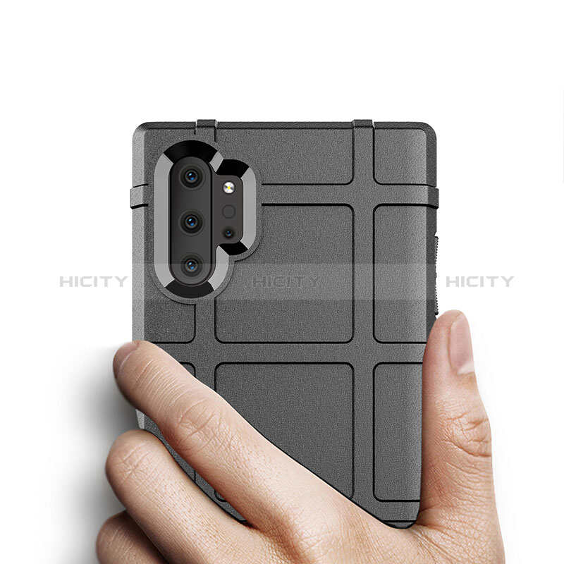 Silikon Hülle Handyhülle Ultra Dünn Flexible Schutzhülle 360 Grad Ganzkörper Tasche J01S für Samsung Galaxy Note 10 Plus 5G groß