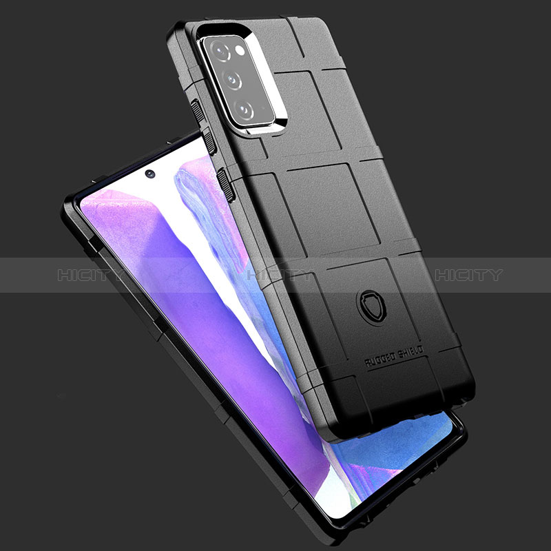 Silikon Hülle Handyhülle Ultra Dünn Flexible Schutzhülle 360 Grad Ganzkörper Tasche J01S für Samsung Galaxy Note 20 5G